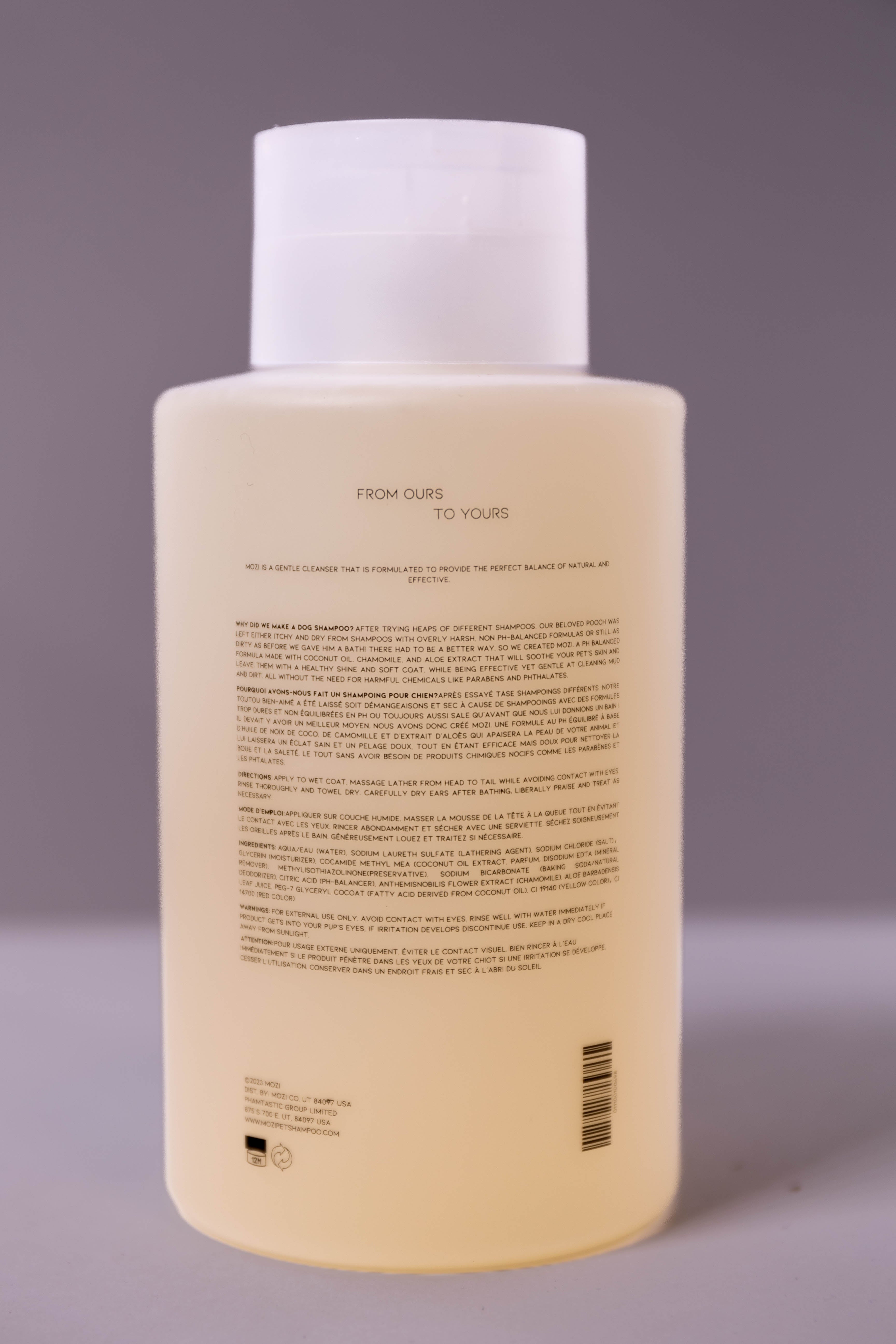 MOZI Gentle Cleanser Pet Shampoo